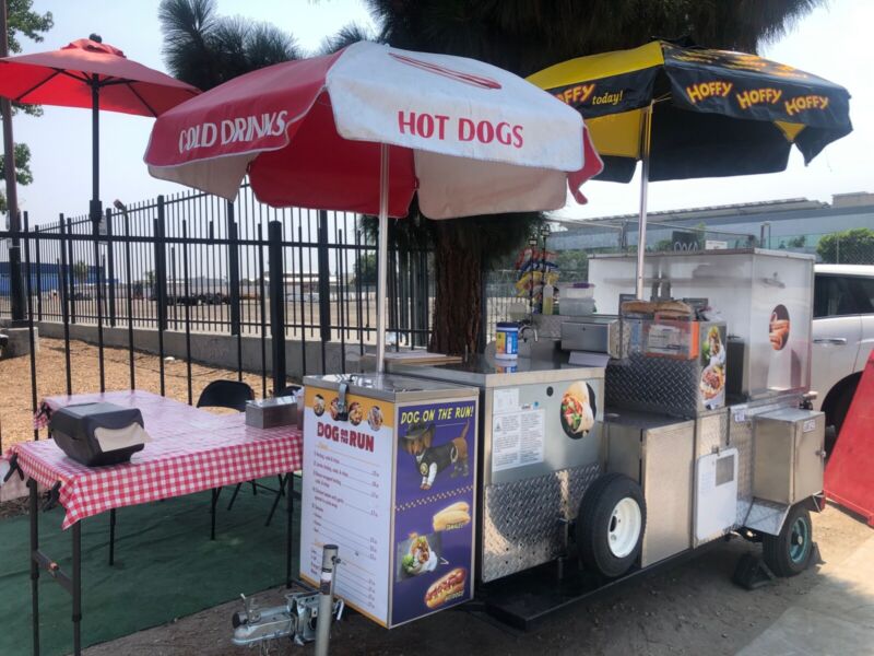 [Barely used] 2019 Trailblazer Lunch/Hot Dog Cart Trailer 