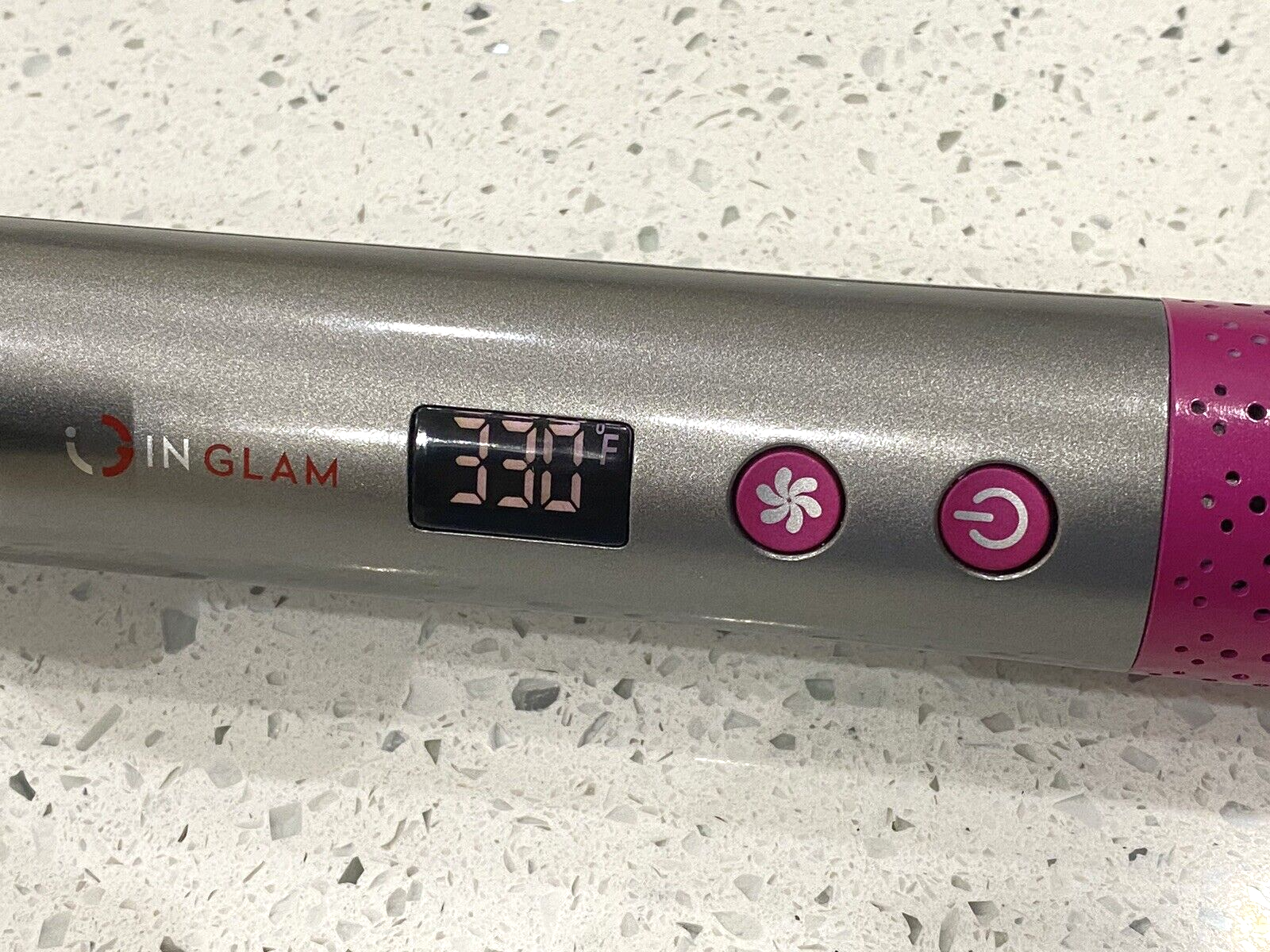 IG INGLAM 360° Airflow Styler Hair Straightener with Cooling Fan AUS-HS-IG01GY