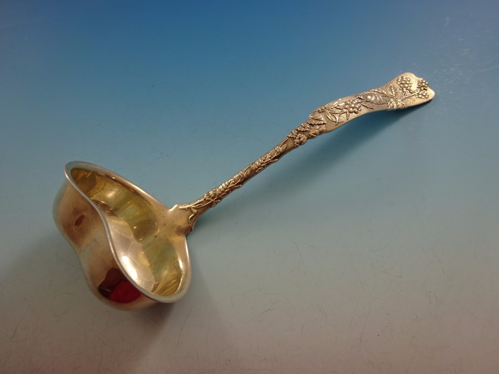 Vine by Tiffany & Co. Sterling Silver Gravy Ladle w/Raspberries Heart