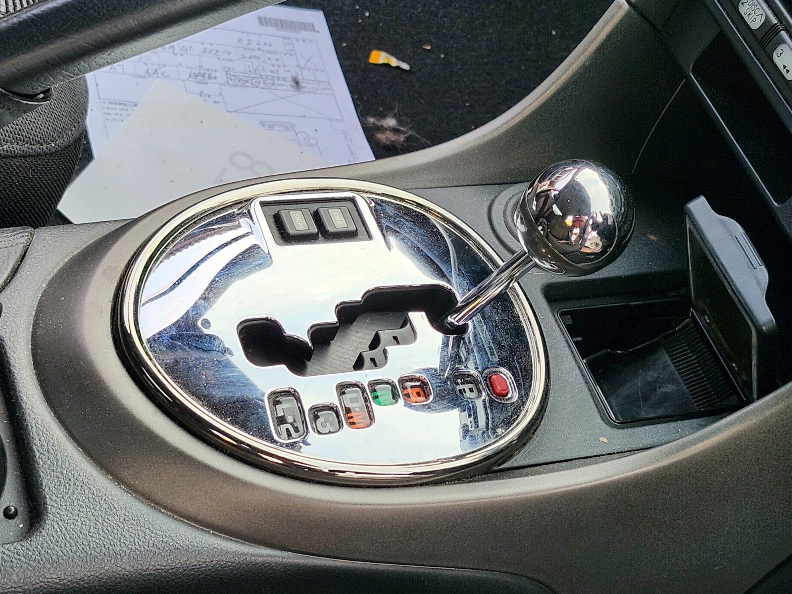 JDM TOYOTA ALTEZZA SXE10 RARE ORIGINAL OPTION CHROME SHIFT