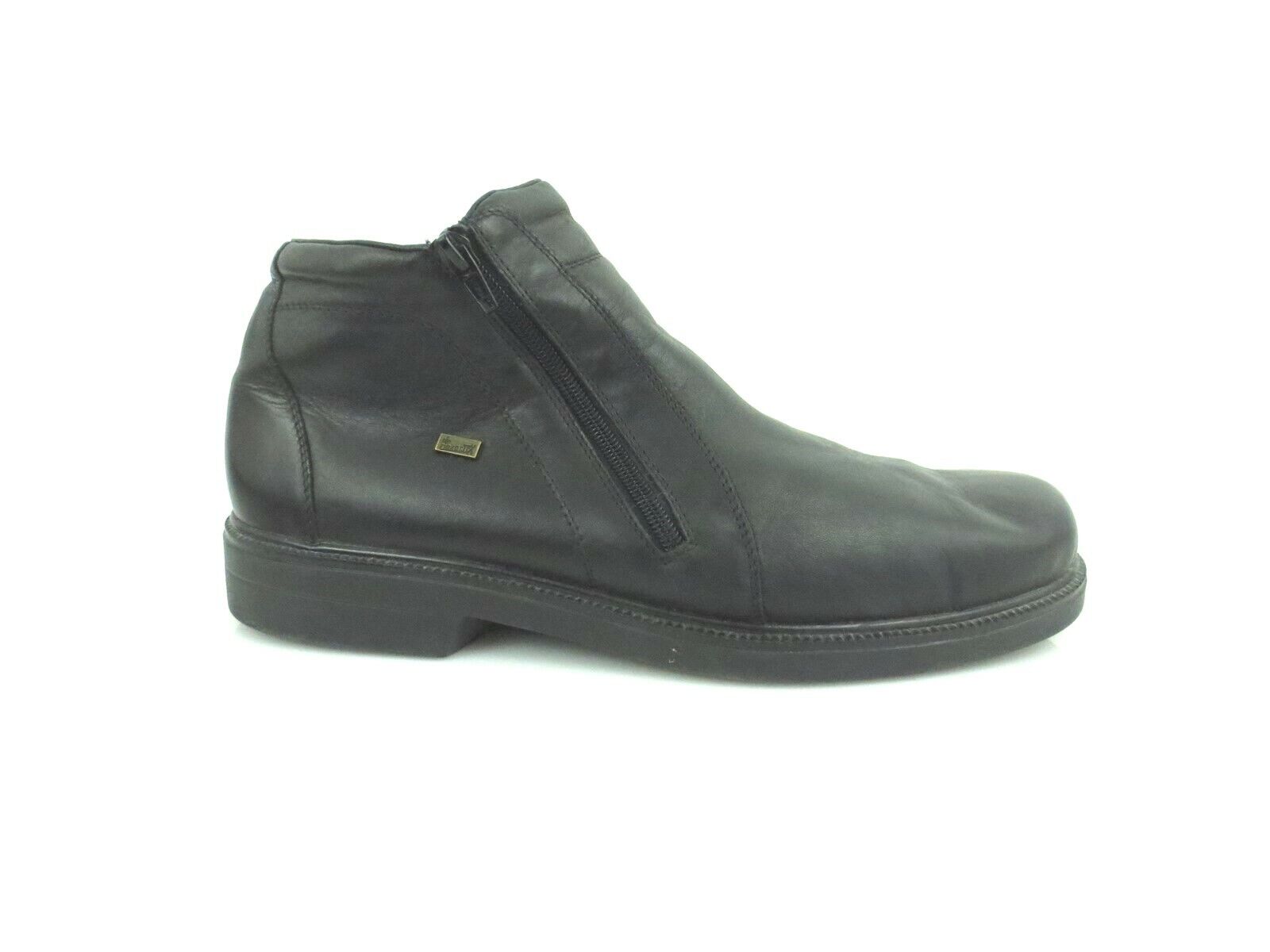 Men's Black Leather Insulated 37460-00 Eur 45 Us 12 [a54]