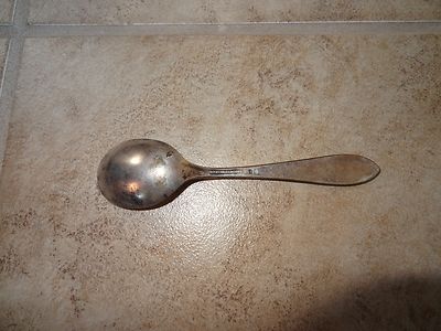 VINTAGE WALT DISNEY MICKEY MOUSE SILVER SPOON - STEAMBOAT MICKEY **WM ROGERS**