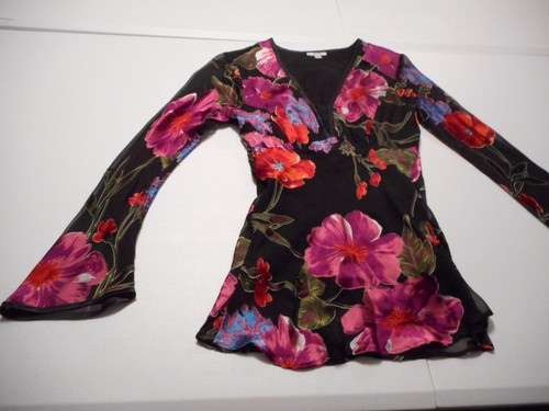 New Womens Lele Sadoughi Silk Blend Pink Leopard Silk  display picture 3