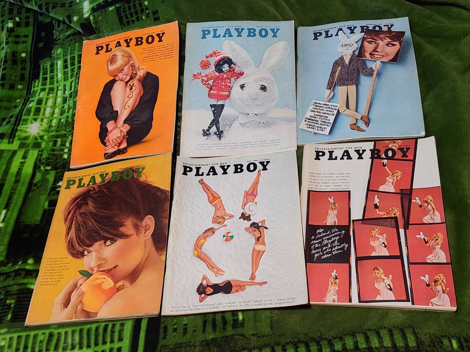 Playboy Magazine LOT OF 6 -VINTAGE GIRLS OF 1966 | eBay