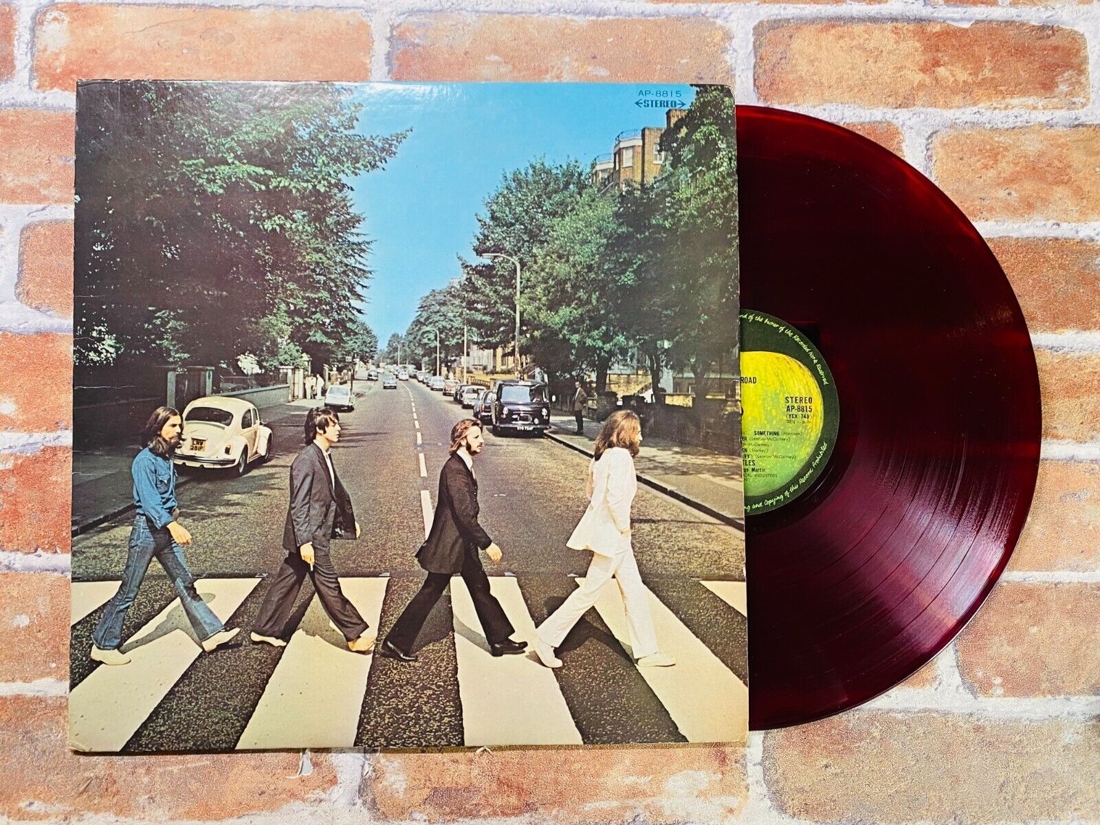 THE BEATLES ABBEY ROAD JAPAN ORIGINAL APPLE STEREO RED WAX