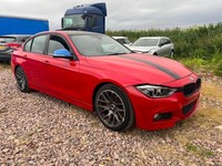2012 BMW 32OD SPORT RED SALVAGE DAMAGED REPAIR CAT S DIESEL SALOON