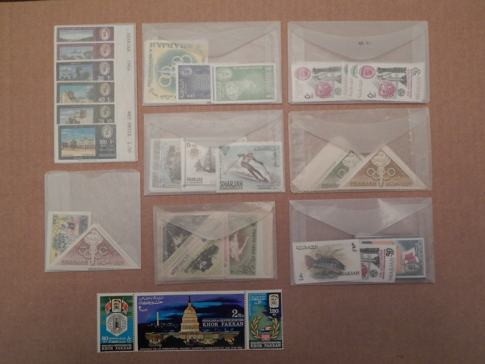 A Large Collection of Mint Stamps from United Arab Emirates