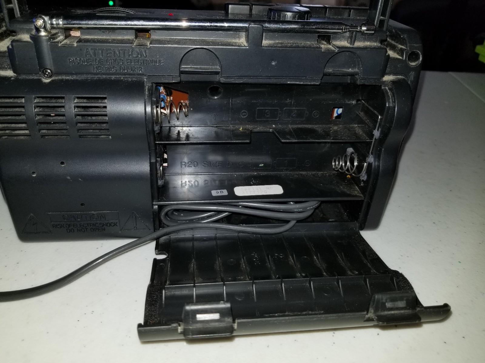 Vintage SONY CFM-10 AM/FM Radio Cassette Player Recorder Boombox TESTED NICE!!