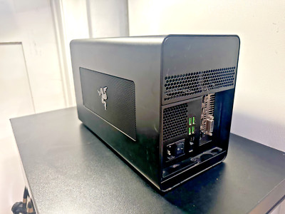 Razer Core X external GPU eGPU enclosure, Asus Strix 1080 GPU,700W power supply 