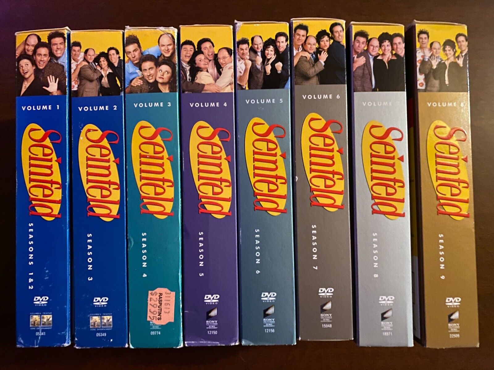 Seinfeld DVD - Complete Series, Boxset Seasons 1-9 Boxes Seinfeld DVD - Complete Series, Boxset Seasons 1-9 Boxes