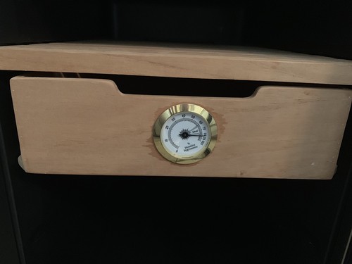 1.2 cu. ft. Cigar Cooler Humidor Storage Stainless Steel Adjustable Thermostat