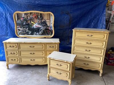 Post 1950 French Provincial Dresser Vatican