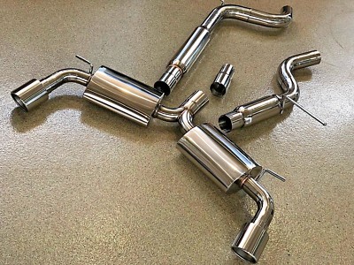 Beluga Racing VW Golf GTi MK7.5 18-21 T304 Stainless Catback Exhaust 2.0T 3''