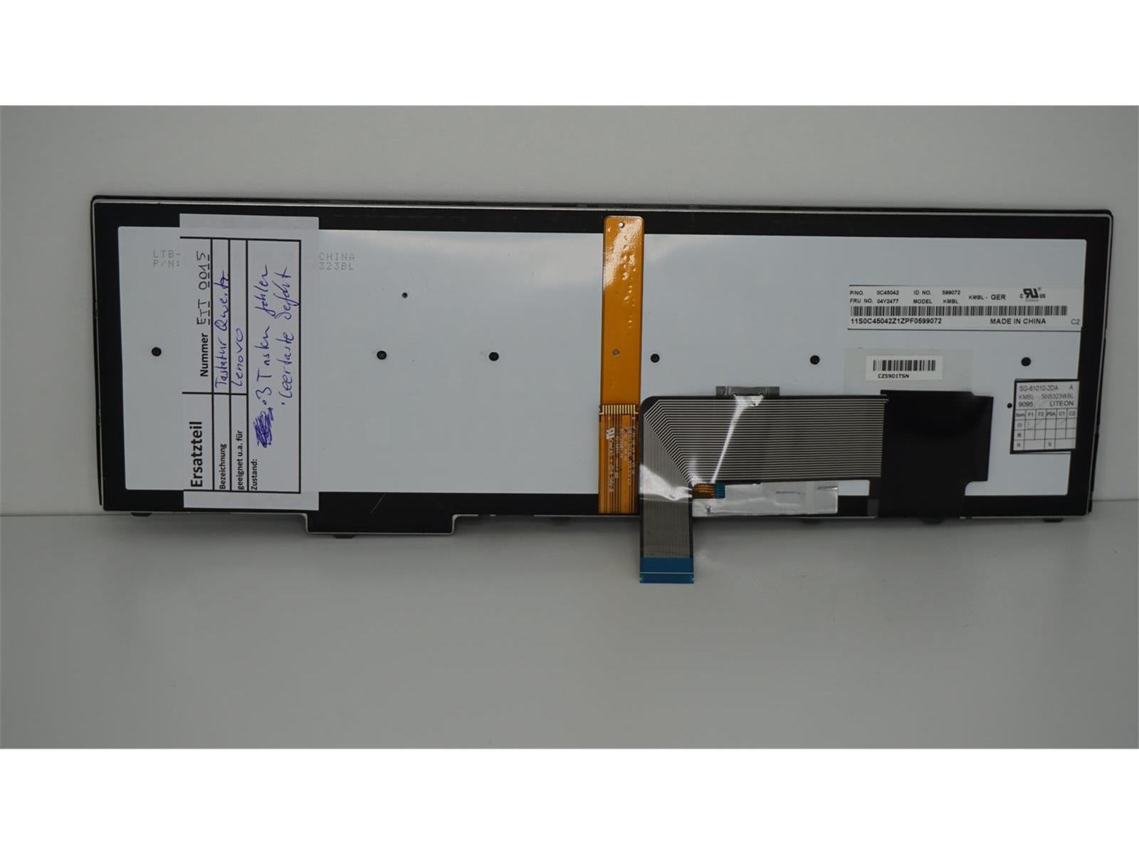 Lenovo Tastatur QWERTZ 04Y2477 defekt Lenovo ThinkPad T540