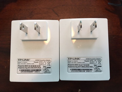 TP-Link AV500 Nano Powerline Adapter Ethernet Starter Kit (TL-PA4010KIT)