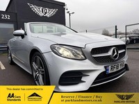 2018 Mercedes-Benz E-CLASS 2.0 E 220 D AMG Line Premium Auto 2dr Convertible Die