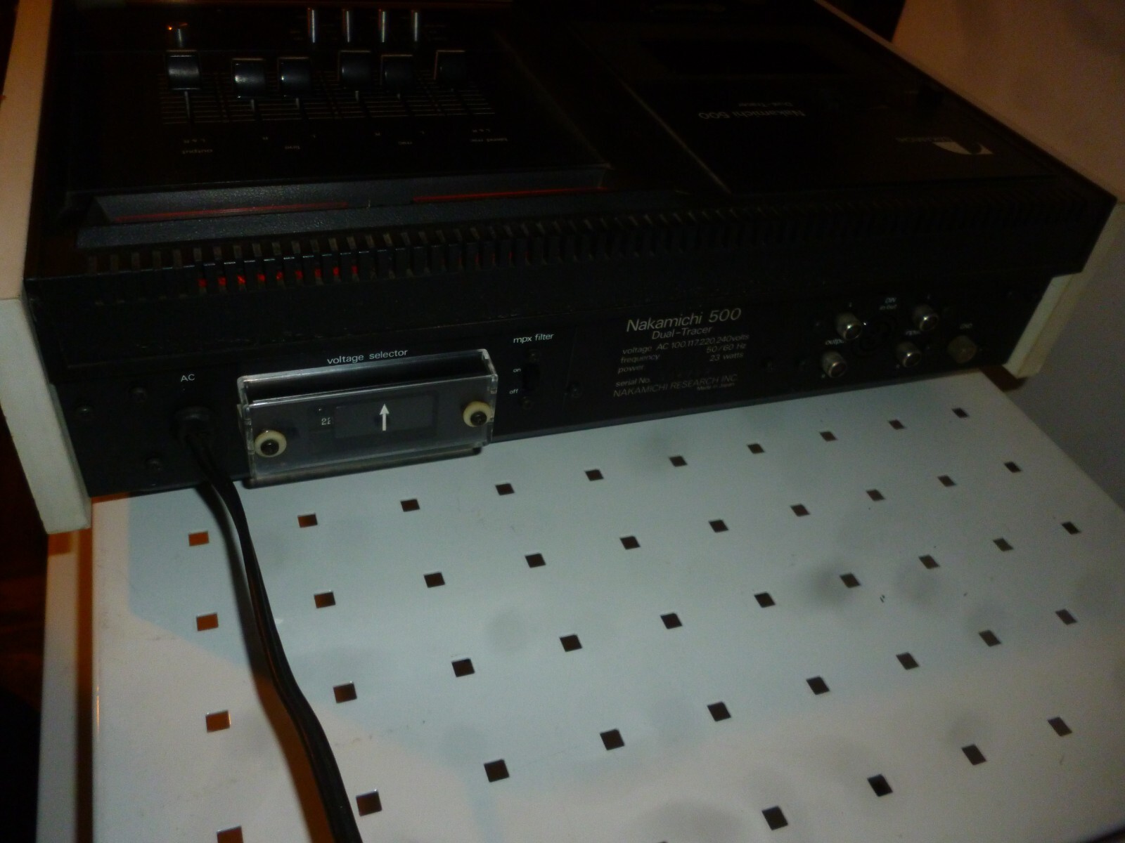 Original Nakamichi 500 Dual Tracer Vintage Cassette Deck. Original Nakamichi 500 Dual Tracer Vintage Cassette Deck.