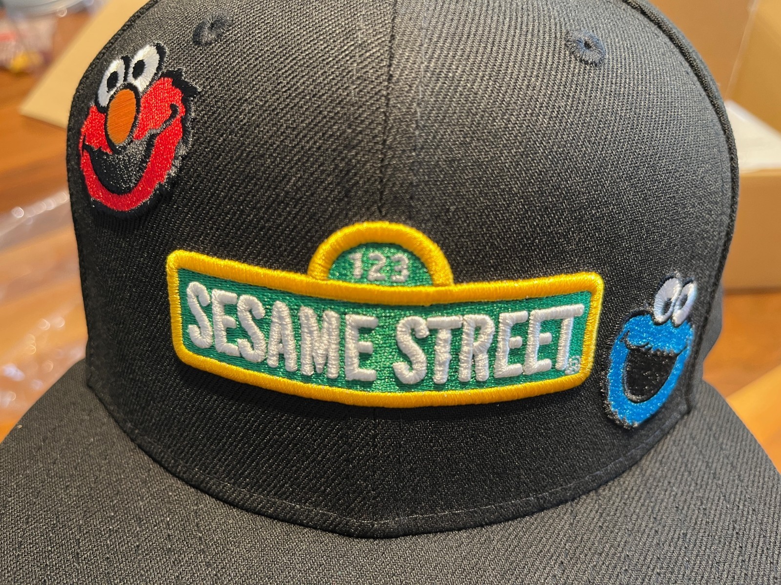 NEW ERA 59Fifty SESAME STREET Allover Black 14682620 | eBay