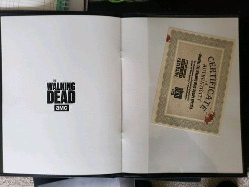 AMC TWD Supply Drop The Walking Dead Episode 901 Script Excerpt Replica COA