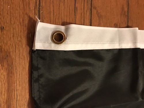 United States POW - MIA Black Polyester Flag w/ Brass Grommets 3' x 5' New