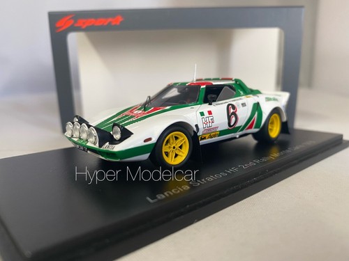 Spark Model 1/43 Lancia Stratos HF #6 2nd Rally Monte Carlo