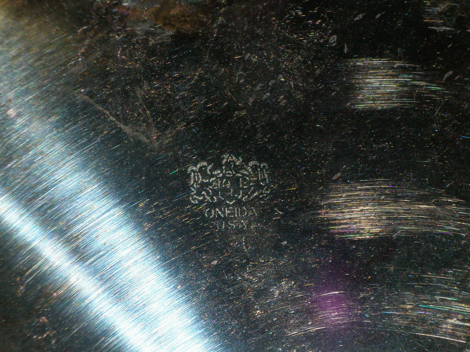 Oneida Silversmiths Silver plate Footed Casserole Serving Dish