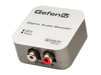 Gefen GTV-DD-2-AA Gefen Digital Coaxial Optical to Analog Audio Converter
