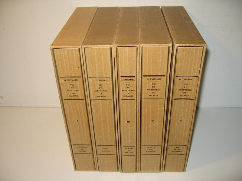 Georges Duhamel Vie Aventure Salavin Berthol Mahn Union Latine Edition 1955 322