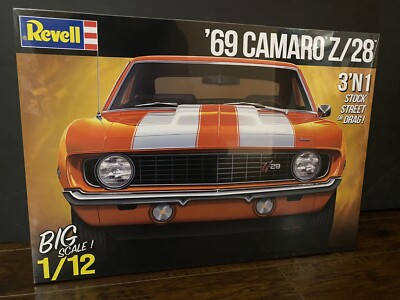  NEW RELEASE Revell '69 Camaro Z/28 BIG 1:12 Scale   3 n1_Stock, Street & Drag