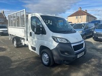2015 Peugeot Boxer 2.2 HDi SINGLE CAB CAGED TIPPER WITH TAIL LIFT L2H1  CHASSIS 