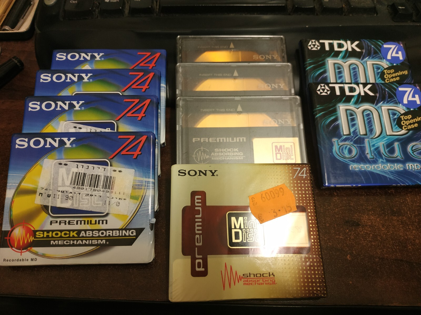 その他 TDK MD-LU74M*10S 10 Pack TDK Lucir (Mix) MD MiniDiscs 74min NEW SEALED