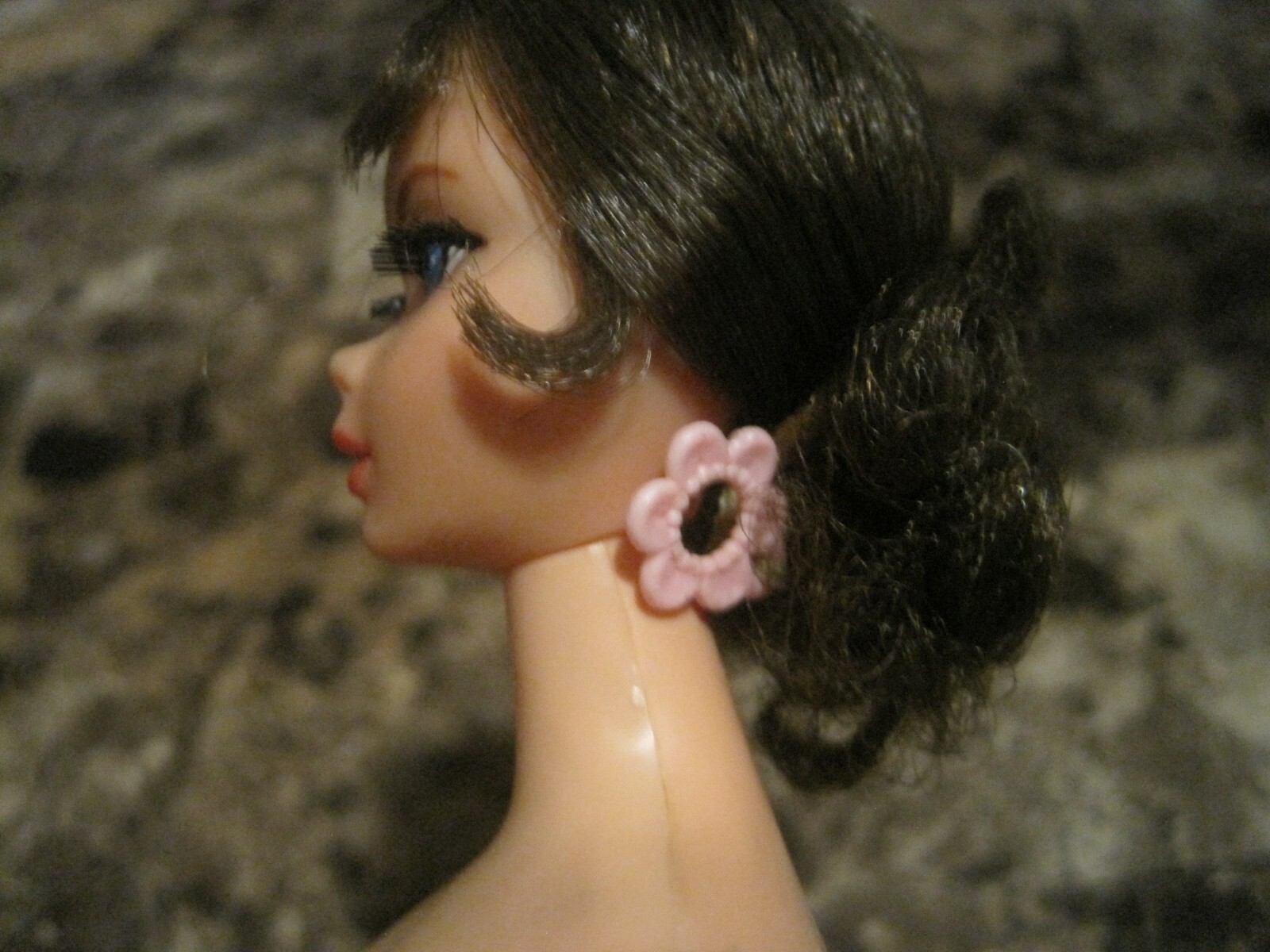 VINTAGE TALKING BARBIE !  BRUNETTE NAPE CURL!    FOR PARTS