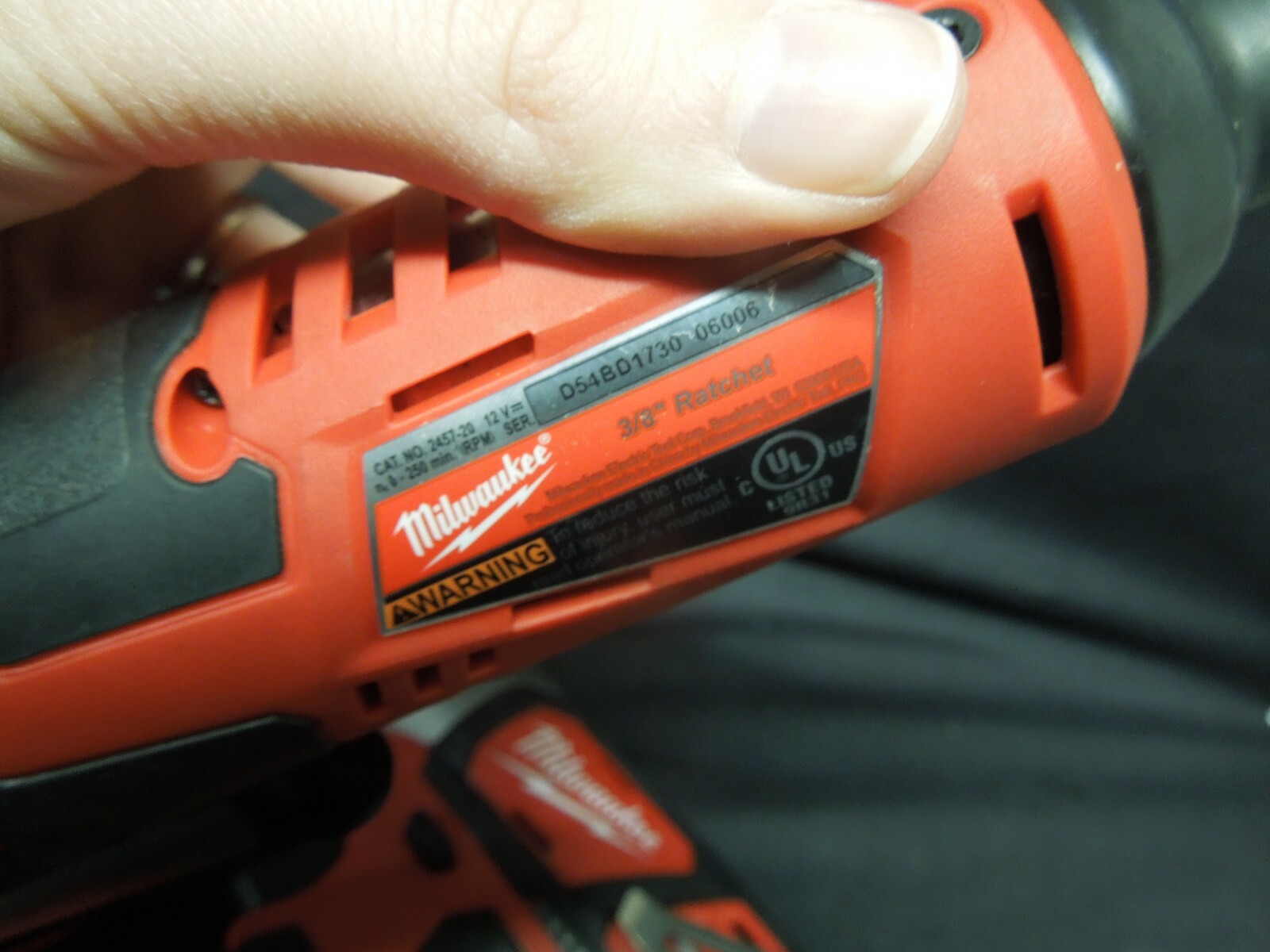 Milwaukee 2457-20 M12 12V Li-Ion 3/8