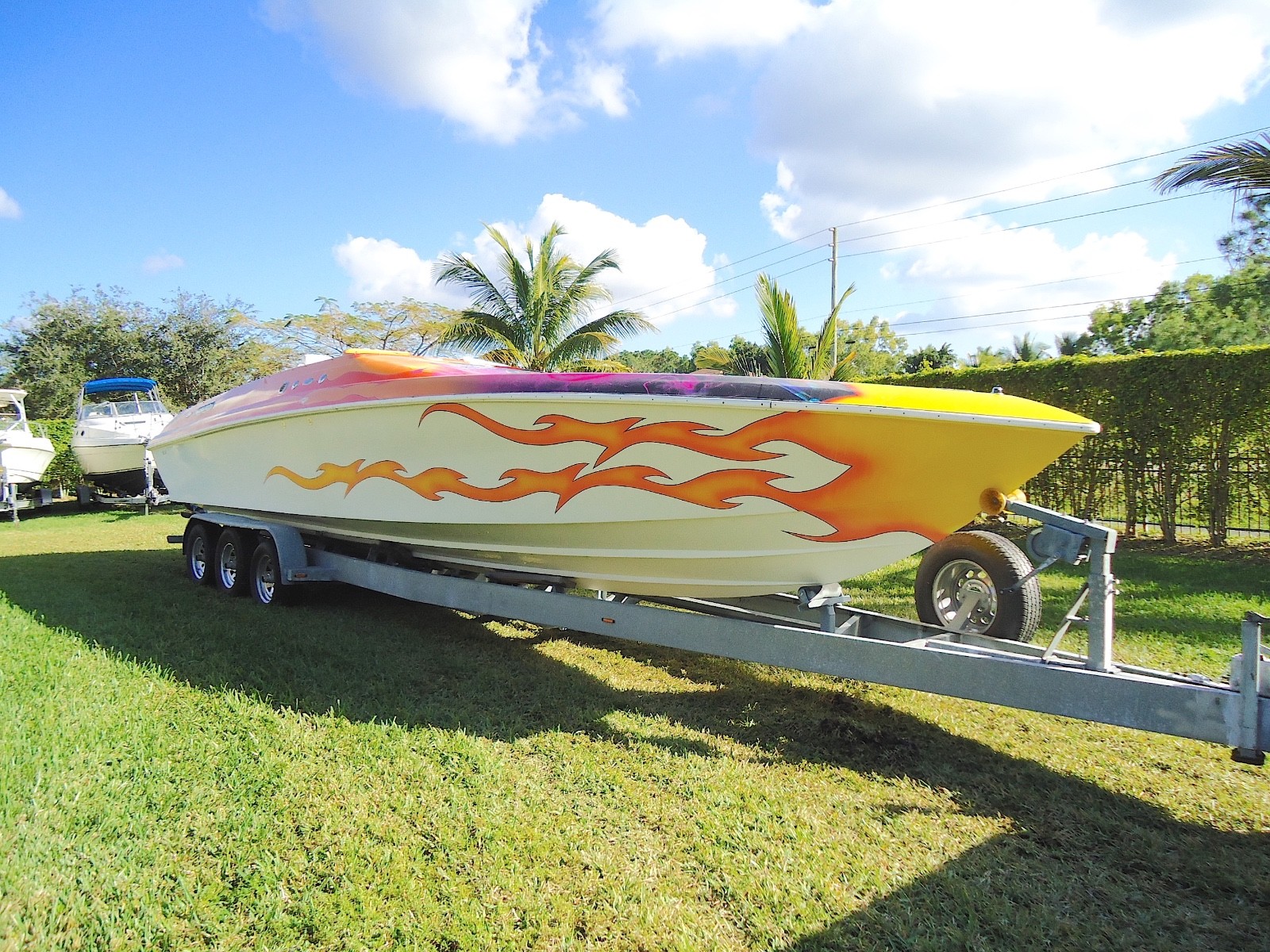 1995 MAGIC SORCERER 34' twin 2014 Mercruiser V8 7.4L Good Condition