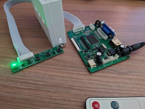 Hdmi/vga/2av Display Driver Board With 3d Printed Case