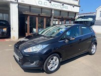 2014 14 Ford Fiesta 1.25 Zetec Climate Black £35 Tax Bluetooth 2-Owners 5-Door