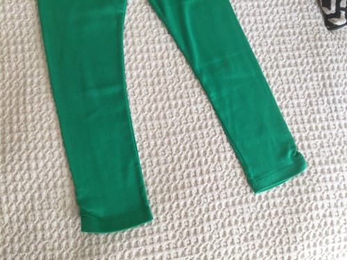 Gymboree Girls Grass Green Spring Leggings NWOT 12