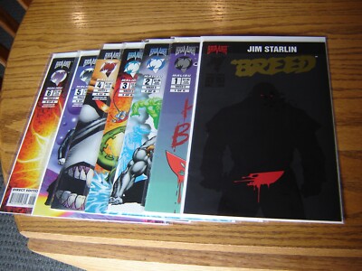 BREED #1 BREED II #1 #2 #3 #4 #5 #6 (Lot of 7) Jim Starlin 1994 VF/NM