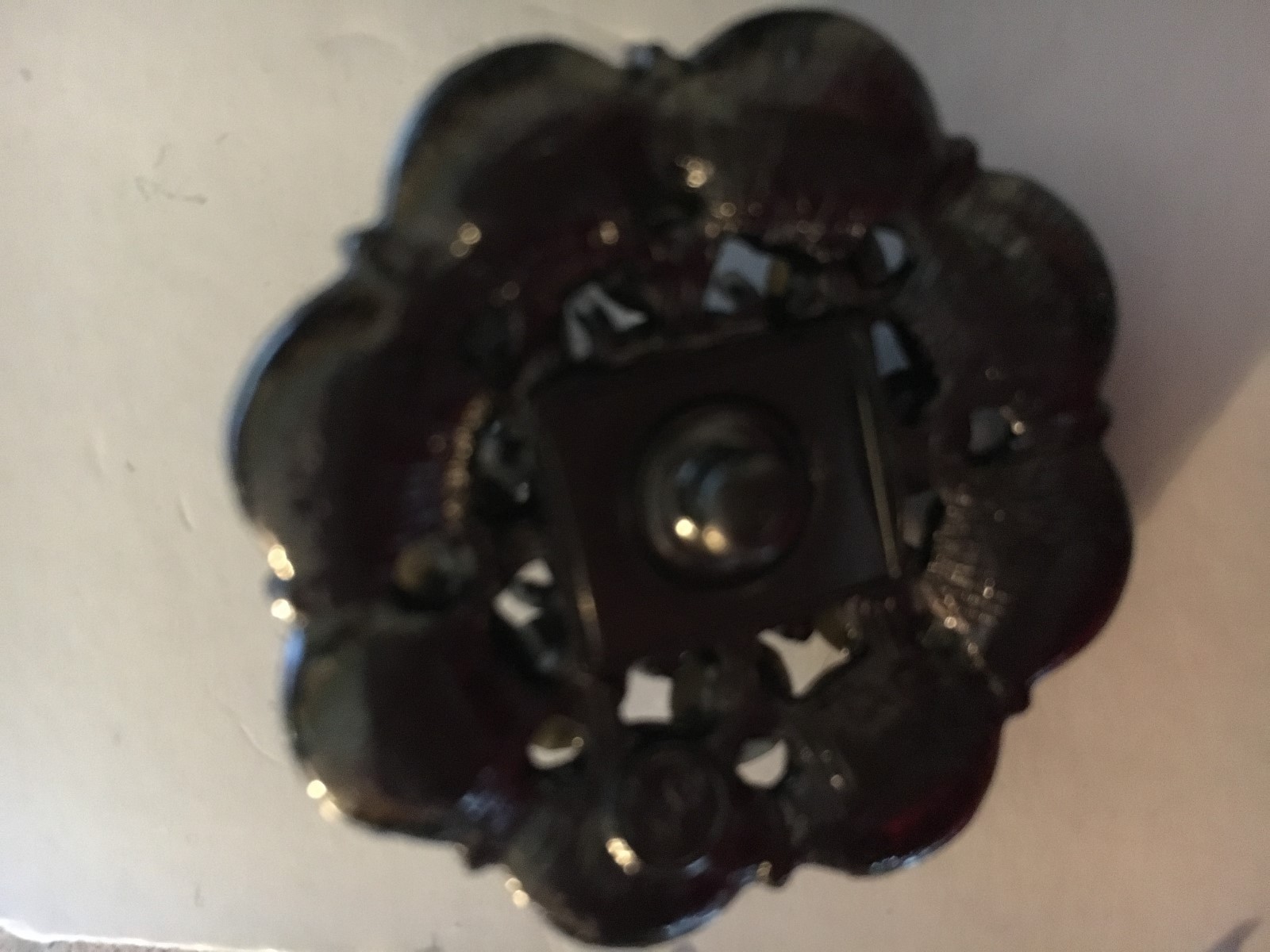 Lindsay Phillips Shoe Snaps Clear Rhinestones and Black Beads Silver/Gray Base