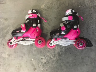 Used New Bounce Roller Skates, Convertible Size US 8-11 
