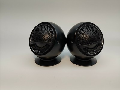 Audison AV K6, Alu pods for Tweeters + Elongated Hole + Mounting Screws, black