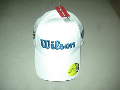 BRAND NEW Wilson Staff Pro Tour Golf Cap  special  hat deal White / Navy