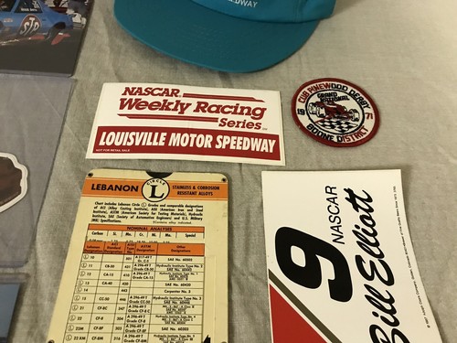 25 Old Vintage Patches Racing Nascar Decal Sticker Postcard Diecast Hat Lot #2