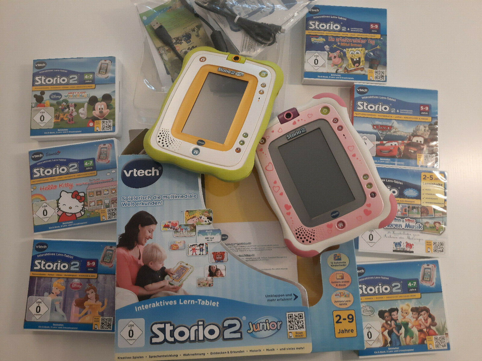 Storio2 2x Lerntablet mit Spielen