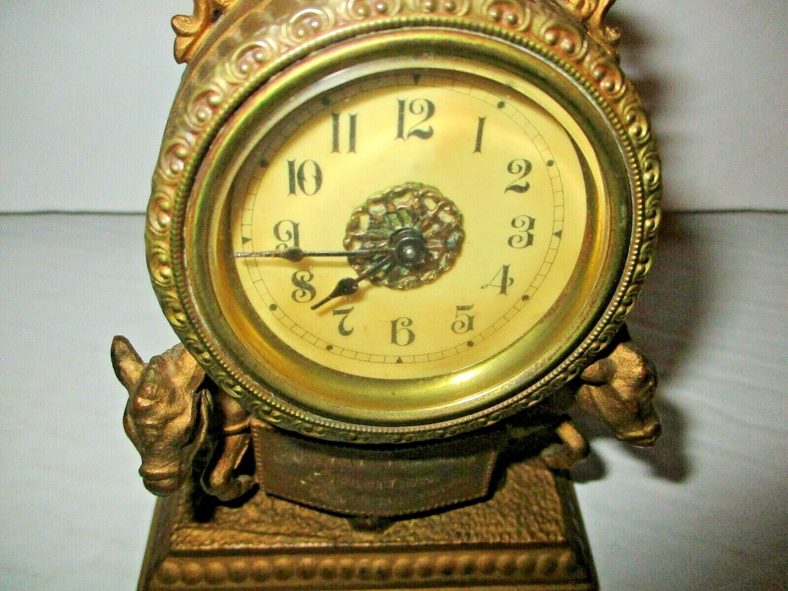 1904 St. Louis World's Fair Souvenir Clock Louisiana Purchase Exposition Donkey