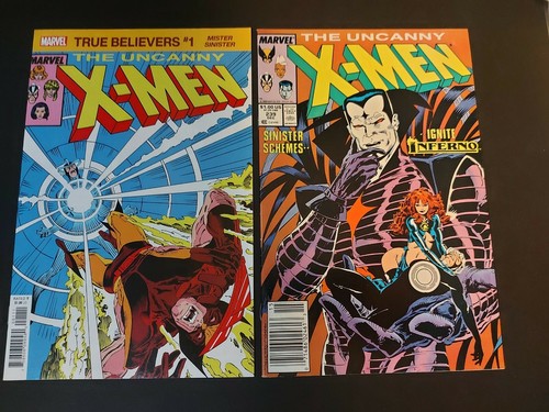 ⑦BL漫画セット/21冊 Uncanny X-Men 221 True Believers variant + 239 NM 1st Mr