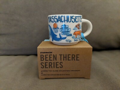 Starbucks Massachusetts  Been There Series  Collector Ornament Mini Mug, 2 oz