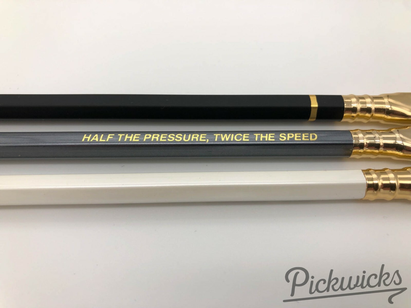 3 Rare Pencils - Retired Palomino Blackwing Original, Pearl, 602 w/ Horse Logo