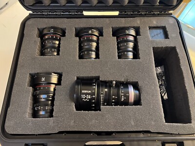 Meike Prime & DZOFilm Zoom Cine Lens Package (Micro 4/3 Mounts) W/ Nanuk Case