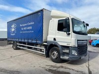  2017/17 DAF CF CF 230 18 TONNE CURTAIN SIDE SLEEPER CAB WITH COLUMN TAIL LIFT